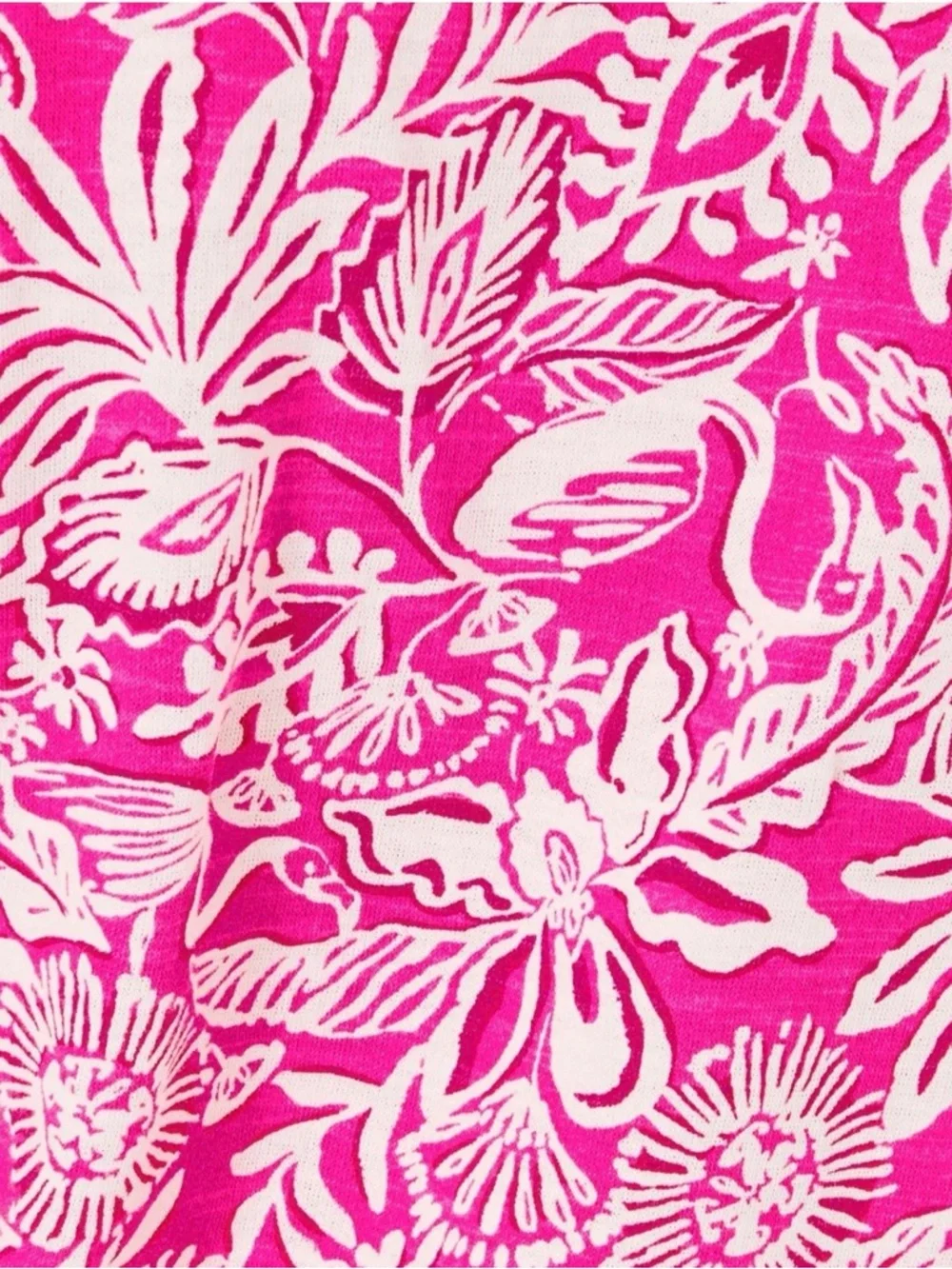 Lilly Pulitzer Ashlee Popover Passion Fruit Pink Absolutely Flamazing size small - Picture 4 of 8